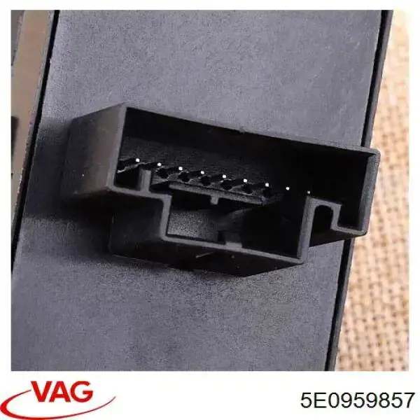 Panel przyciskowy sterowania podnośnikiem szyby przedni lewy VAG 5E0959857 cena, od 31,91 USD