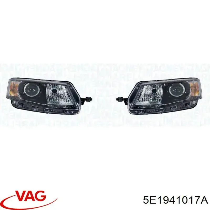 5E1941017A VAG Reflektor lewy