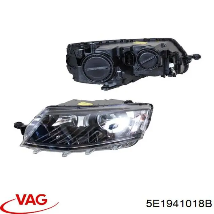 Reflektor prawy VAG 5E1941018B cena, od 182,67 USD