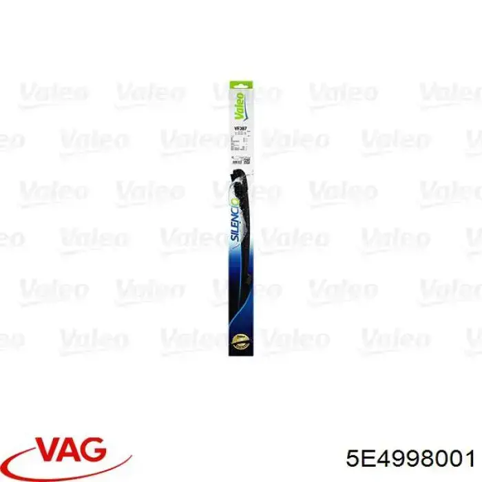 Pióro wycieraczki szyby przedniej, zestaw (2 szt.) VAG 5E4998001 cena, od 25,93 USD