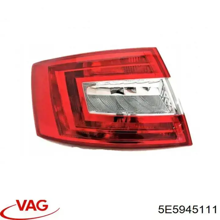 5E5945111 VAG Lampa zespolona tylna lewa