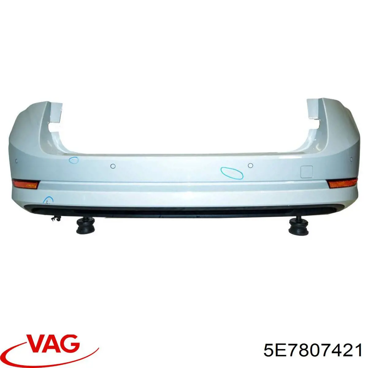 5E7807421 VAG Zderzak przedni