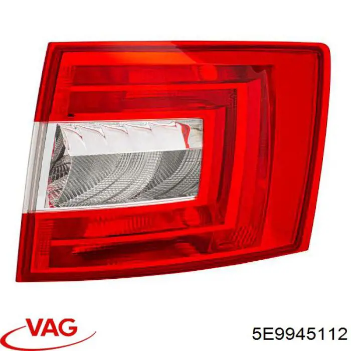 Lampa zespolona tylna prawa VAG 5E9945112 cena, od 136,79 USD