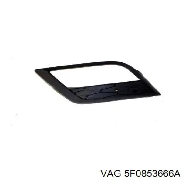 Kratka zderzaka przedniego prawa VAG 5F0853666A cena, od 45,97 USD