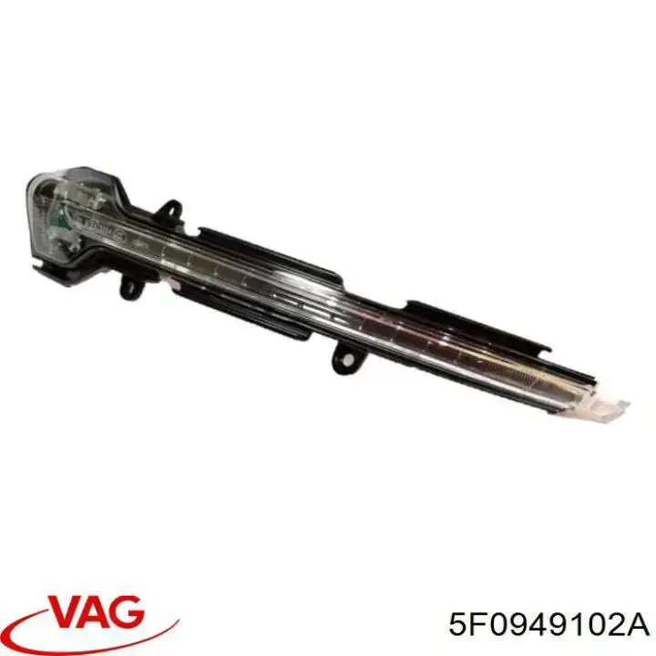 Kierunkowskaz prawy VAG 5F0949102A cena, od 33,66 USD