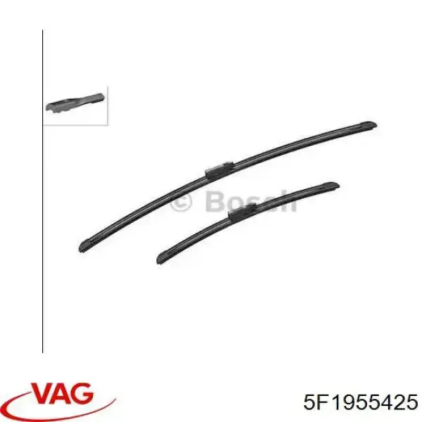 5F1955425 VAG Pióro wycieraczki szyby przedniej, zestaw (2 szt.)