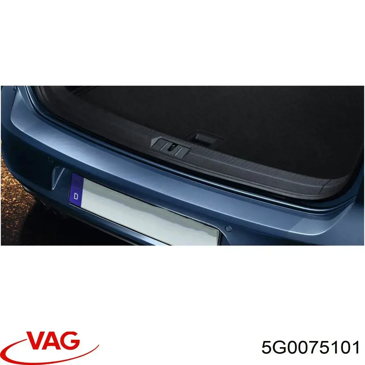 Chlapacze tylne, komplet do Volkswagen Golf ALLTRACK VII BA5, BV5