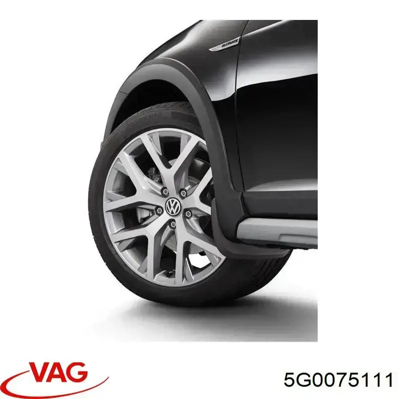 Chlapacze przednie, zestaw do Volkswagen Golf ALLTRACK VII BA5, BV5