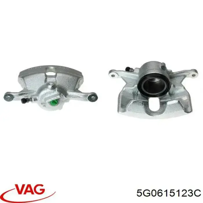Zacisk hamulcowy przedni lewy VAG 5G0615123C cena, od 61,53 USD