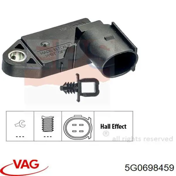 Czujnik włącznika świała stop VAG 5G0698459 cena, od 27,86 USD