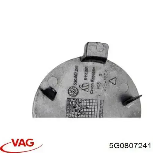 Do koszyka 5G0807241 VAG Zaślepka haku holowniczego zderzaka przednia