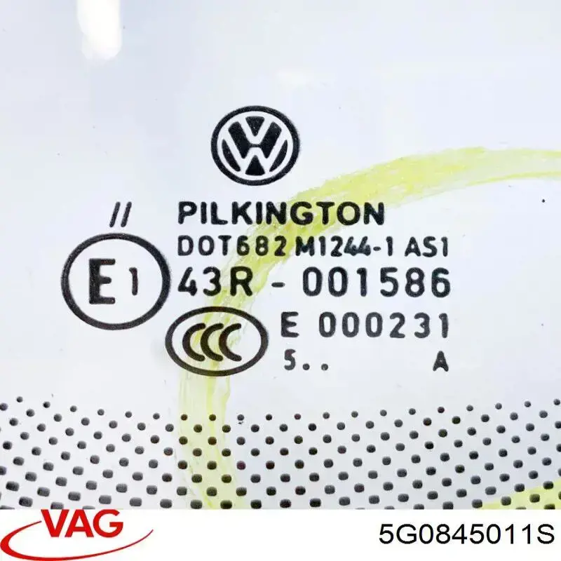 5G0845011AENVB VAG Szyba przednia