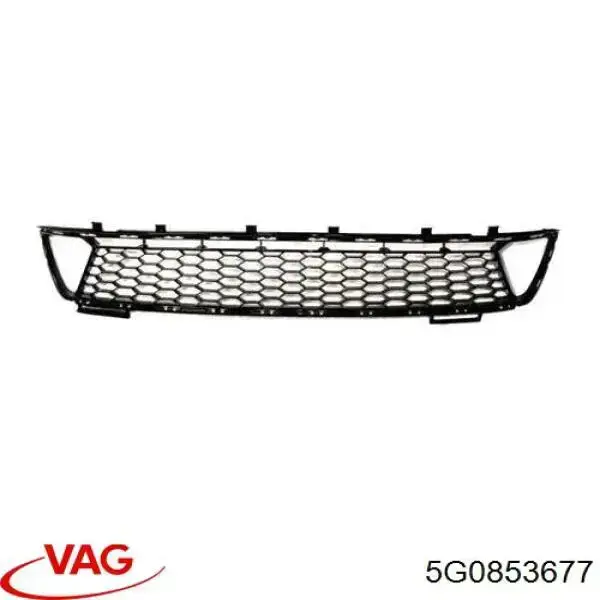 Kratka zderzaka przedniego środkowa VAG 5G0853677 cena, od 32,70 USD