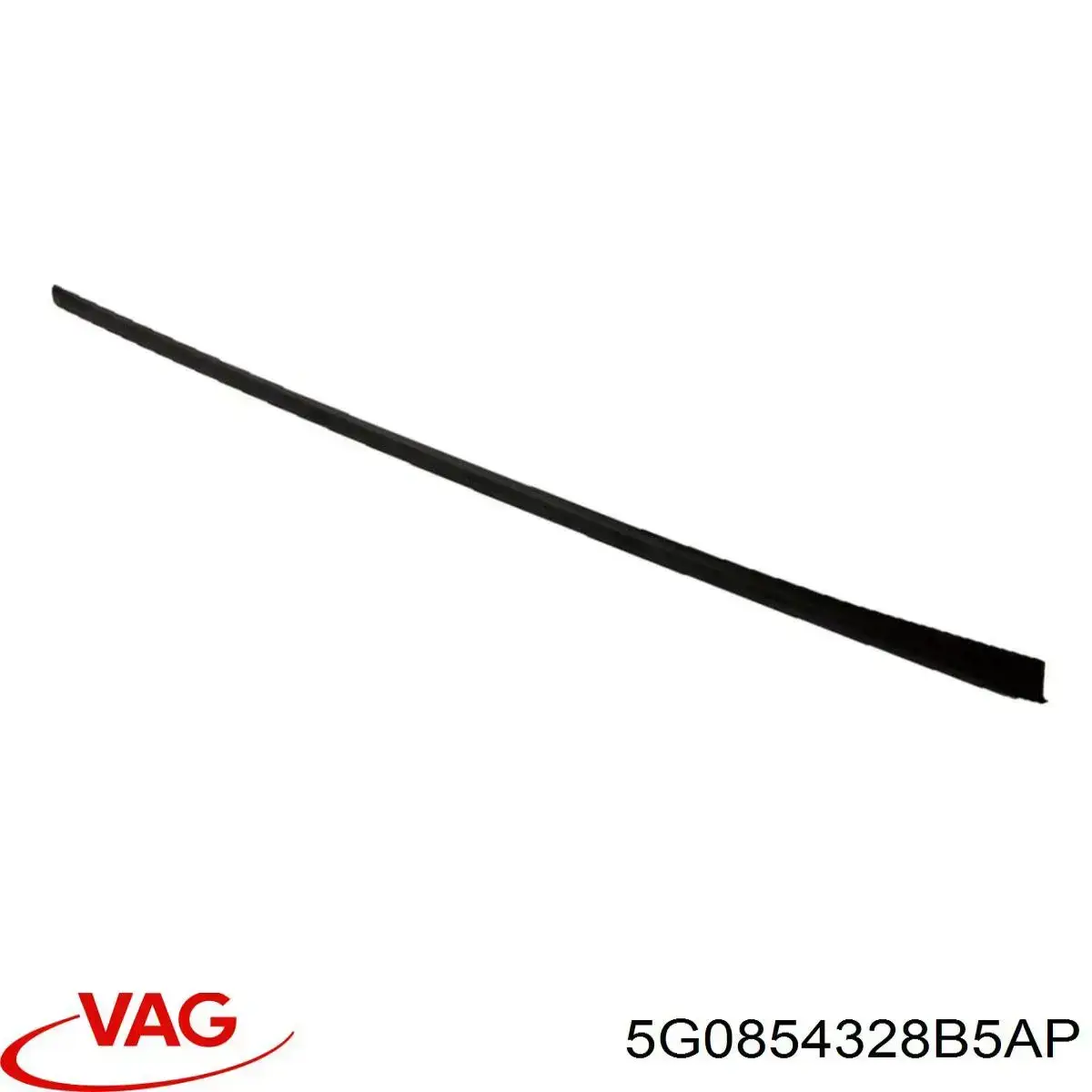 5G0854328B5AP VAG Listwa ochronna szyby przedniej prawa