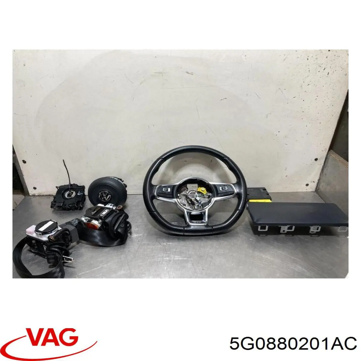 Poduszka powietrzna (Airbag) kierowcy VAG 5G0880201AC cena, od 159,22 USD