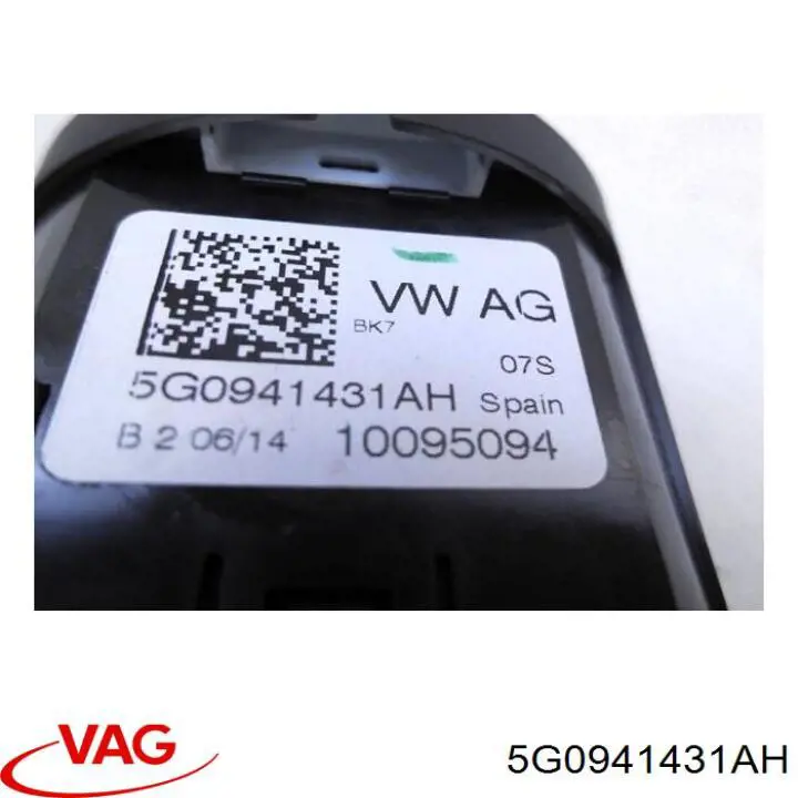 5G0941431AH VAG Sterownik lusterek bocznych, na drzwi