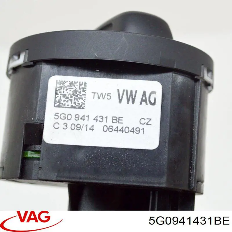 5G0941431BE VAG Przełącznik światła reflektorów na "torpedo"