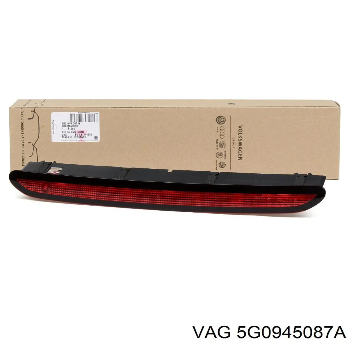 Lampa stop tylna dodatkowa VAG 5G0945087A cena, od 57,89 USD