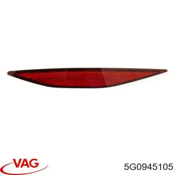 Lampa odblaskowa zderzaka tylnego lewa VAG 5G0945105 cena, od 13,43 USD