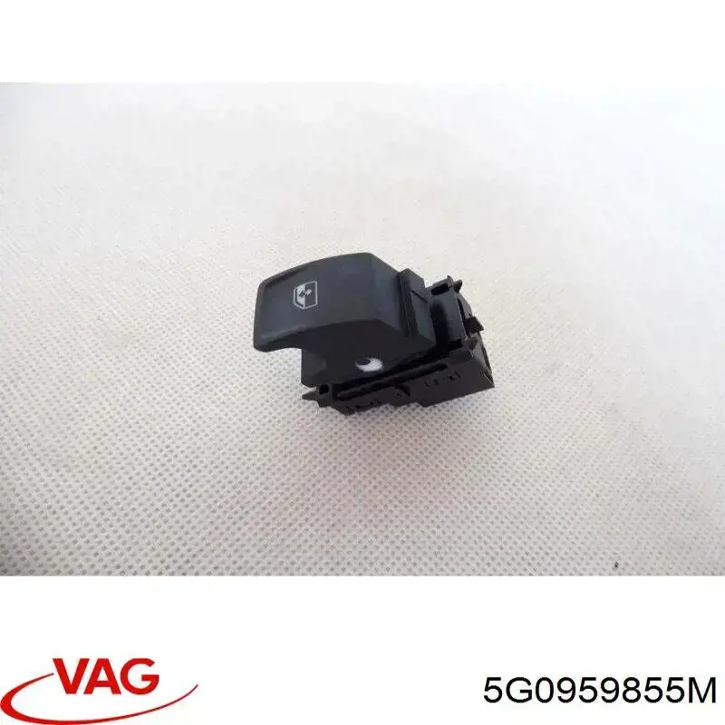 5G0959855M VAG Włącznik przyciskowy podnośnika szyby przedni prawy