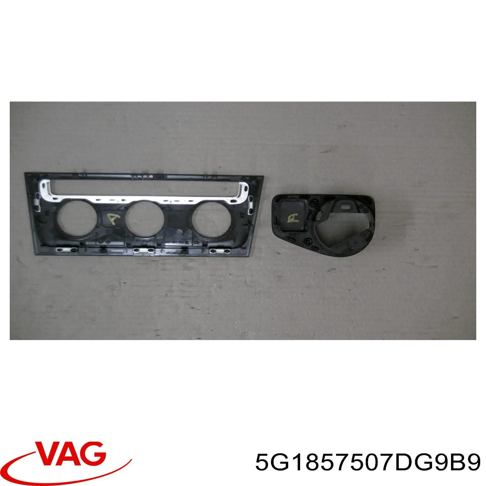 5G1857507DG9B9 VAG Obudowa lusterka wstecznego lewego