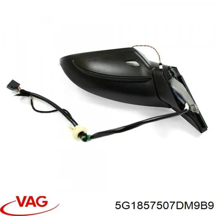 Obudowa lusterka wstecznego lewego VAG 5G1857507DM9B9 cena, od 347,32 USD