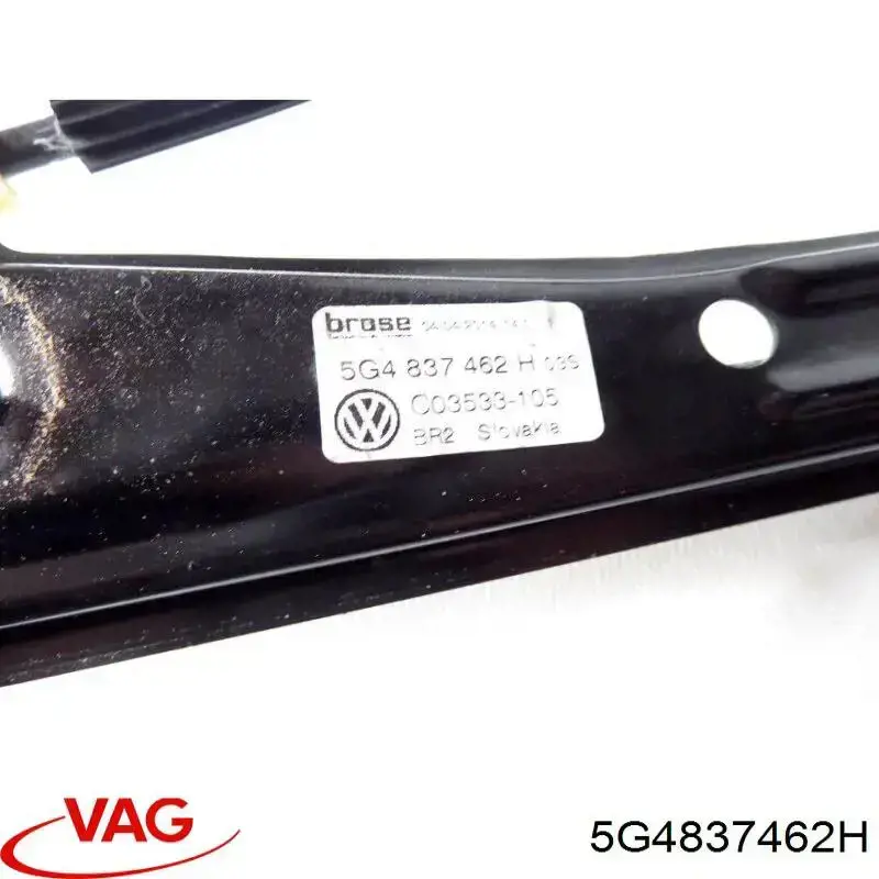 Mechanizm podnoszenia szyby drzwi przednich prawych VAG 5G4837462H cena, od 45,97 USD