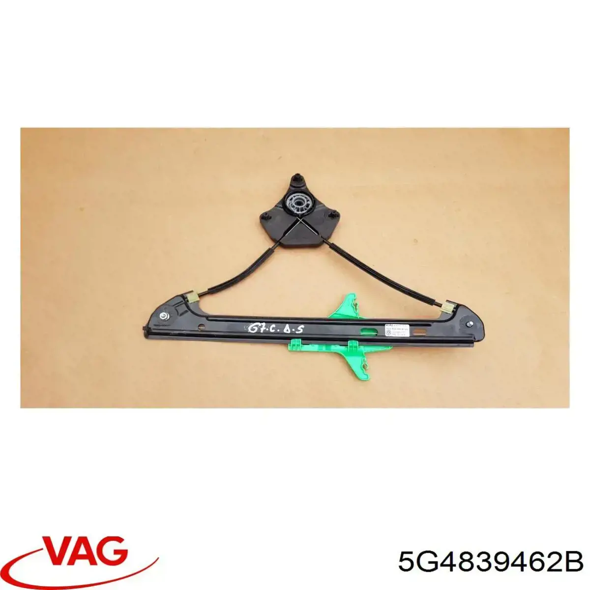 5G4839462B VAG Mechanizm podnoszenia szyby drzwi tylnych prawych