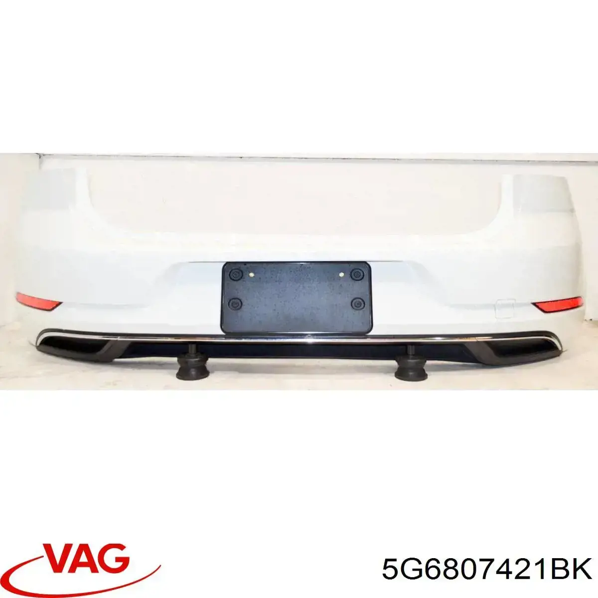 Do koszyka 5G6807421BK VAG Zderzak tylny