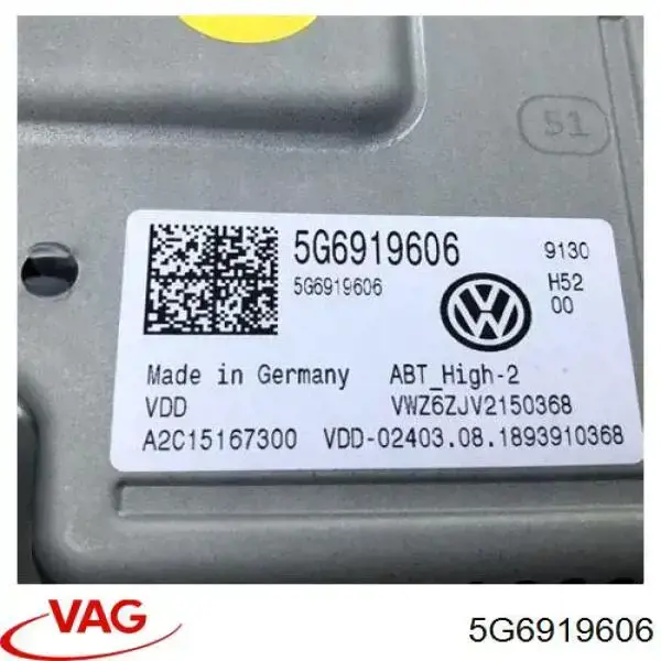 Radioodtwarzacz (radio AM/FM) VAG 5G6919606 cena, od 650,38 USD