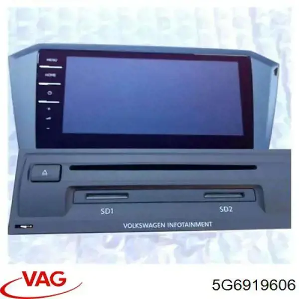 Radioodtwarzacz (radio AM/FM) VAG 5G6919606 cena, od 461,88 USD