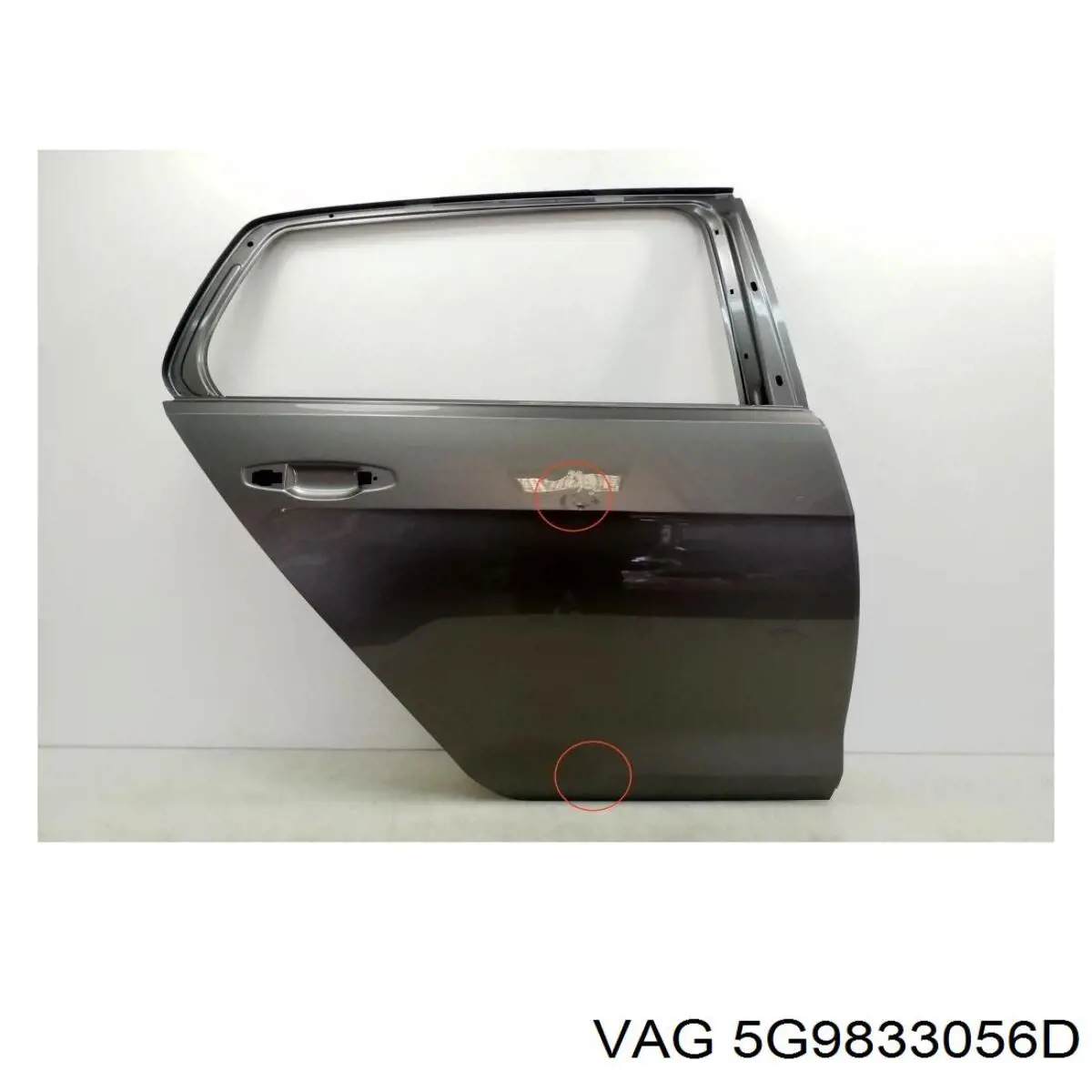 Do koszyka 5G9833056D VAG Drzwi tylne prawe