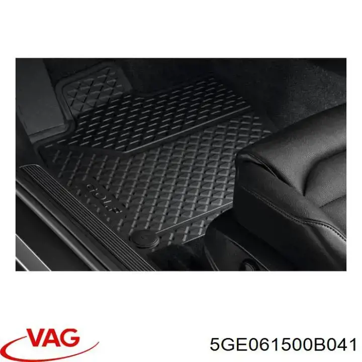 5GE061500B041 VAG Dywanik przedni, zestaw 2 szt.