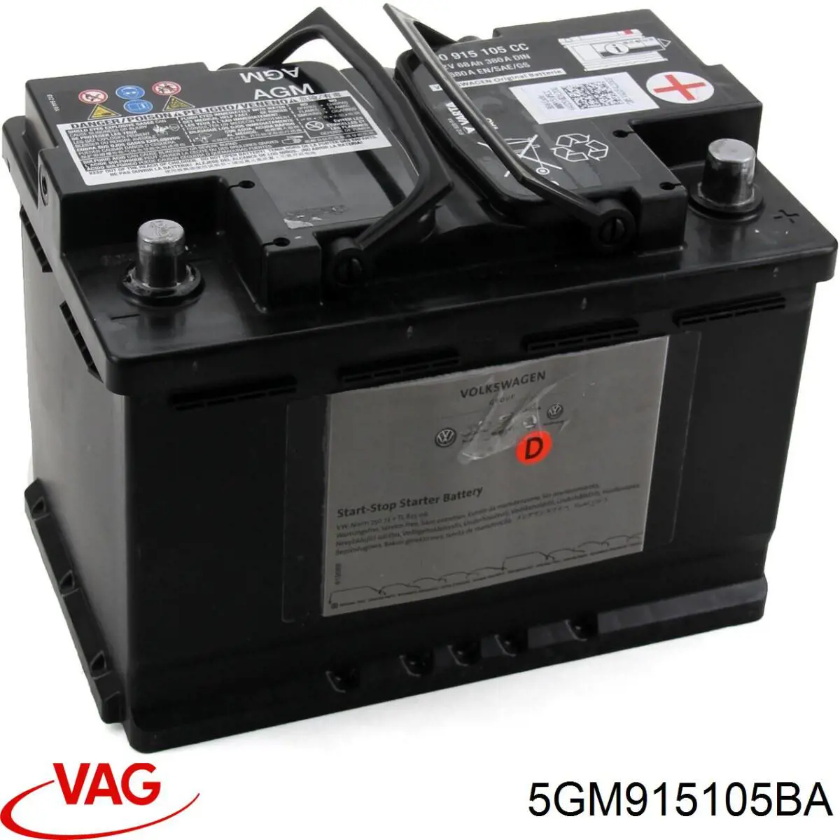 Bateria (akumulator) VAG 5GM915105BA cena, od 27,53 USD
