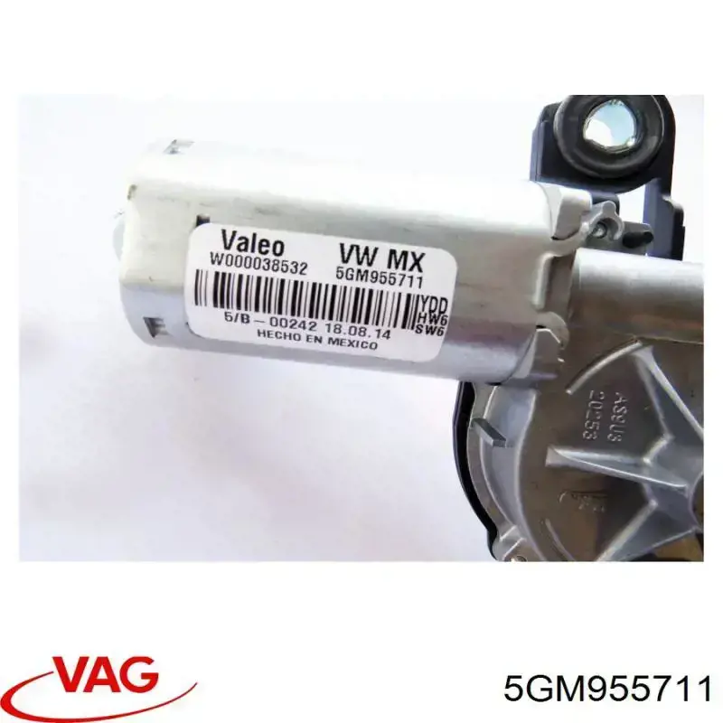 5GM955711 VAG Silniczek wycieraczki tylnej szyby