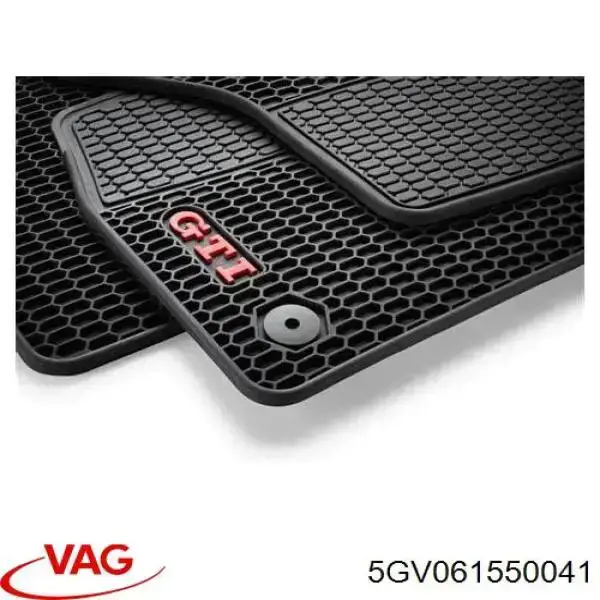 5GV061550041 VAG Dywaniki przód+tył, komplet