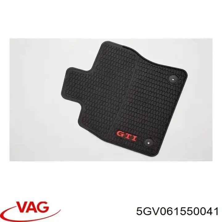 Do koszyka 5GV061550041 VAG Dywaniki przód+tył, komplet