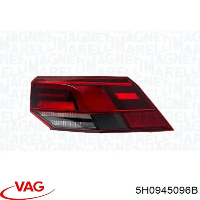 Lampa zespolona tylna prawa do Volkswagen Golf VIII CD1, DA1