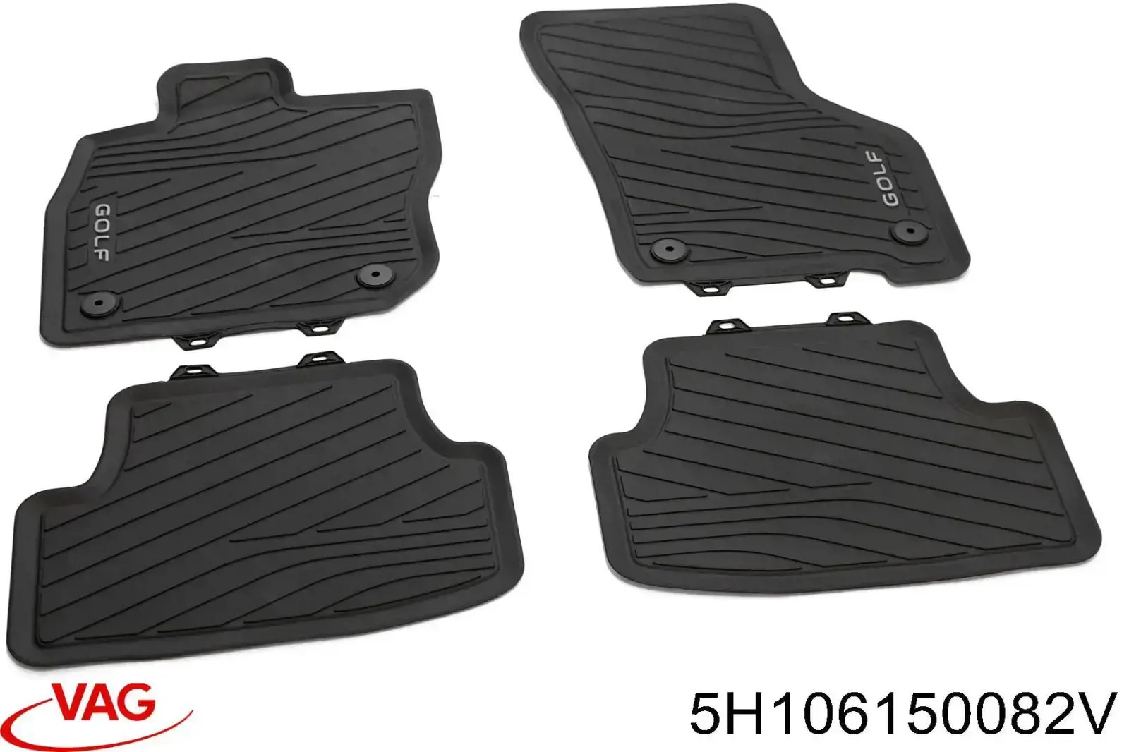 Dywaniki przód+tył, komplet Volkswagen Golf VIII hatchback (CD1, DA1) (2019 - 2026) cena, od 202,77 USD