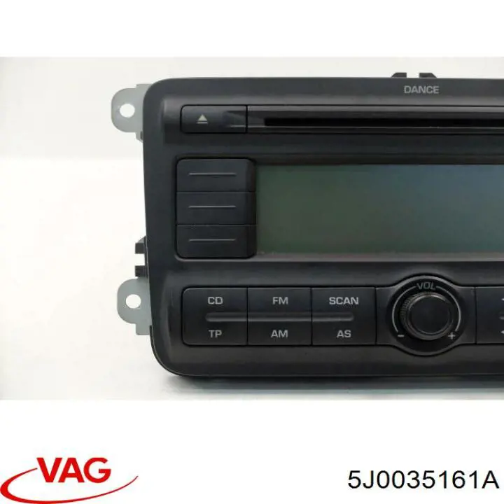 Radioodtwarzacz (radio AM/FM) do Skoda Roomster  5J7