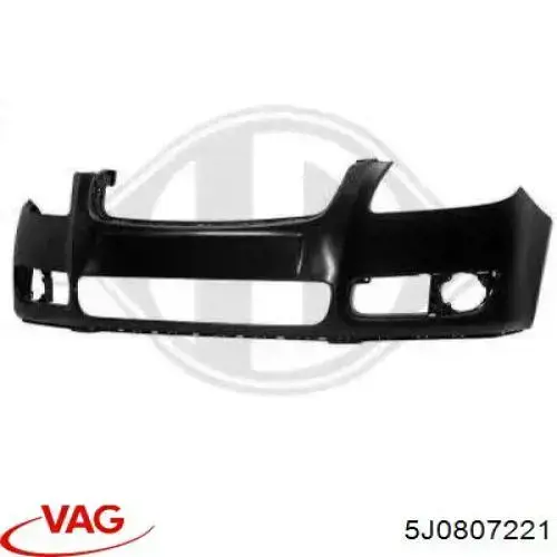 5J0807221 VAG Zderzak przedni