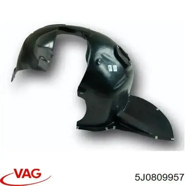 Nadkole błotnika przedniego lewe VAG 5J0809957 cena, od 26,35 USD