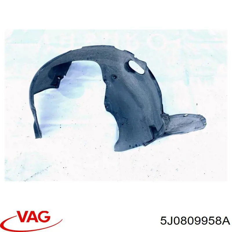 Nadkole błotnika przedniego prawe VAG 5J0809958A cena, od 25,37 USD