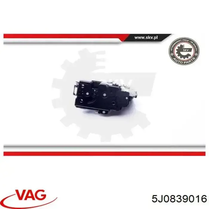 Zamek drzwi tylnych prawych VAG 5J0839016 cena, od 62,38 USD