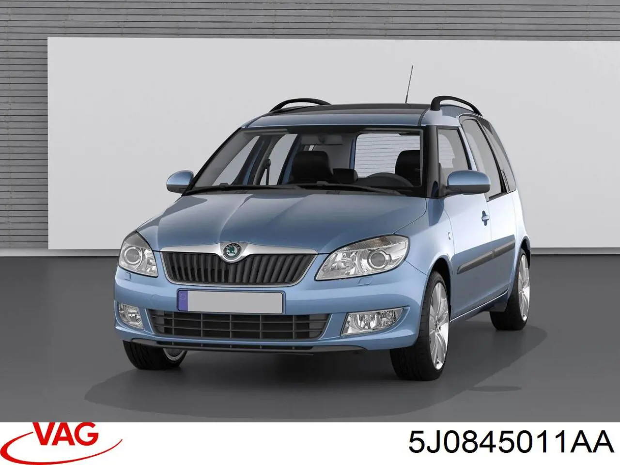 5J0845011AA VAG Szyba przednia