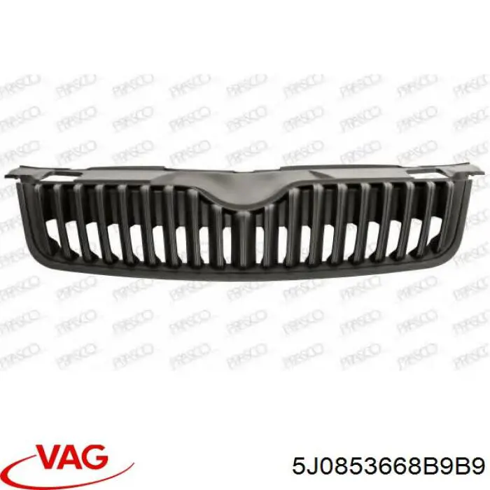 5J0853668B9B9 VAG Atrapa chłodnicy