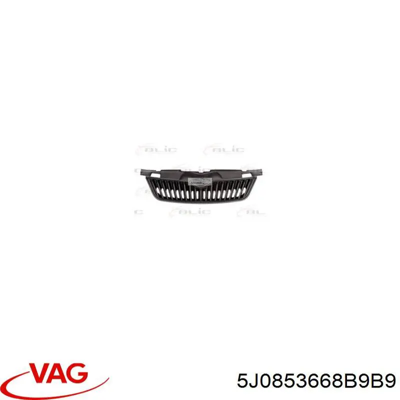 Atrapa chłodnicy VAG 5J0853668B9B9 cena, od 28,81 USD