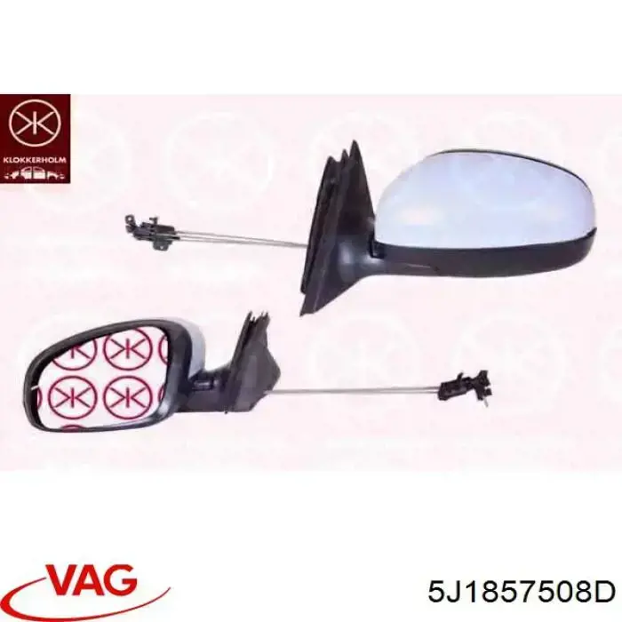 5J1857508D VAG Lusterko wsteczne prawe