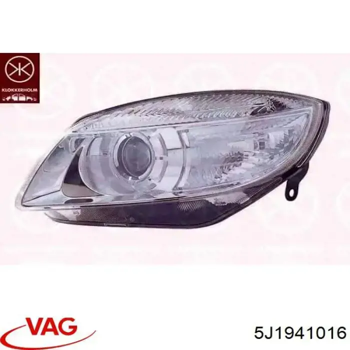 5J1941016 VAG Reflektor prawy