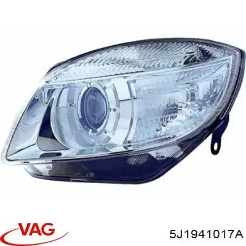 5J1941017A VAG Reflektor lewy